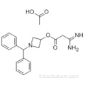 Acétate d&#39;ester de 1- (diphénylméthyl) -3-azétidinyle d&#39;acide 3-amino-3-iminopropanoïque CAS 170749-59-4